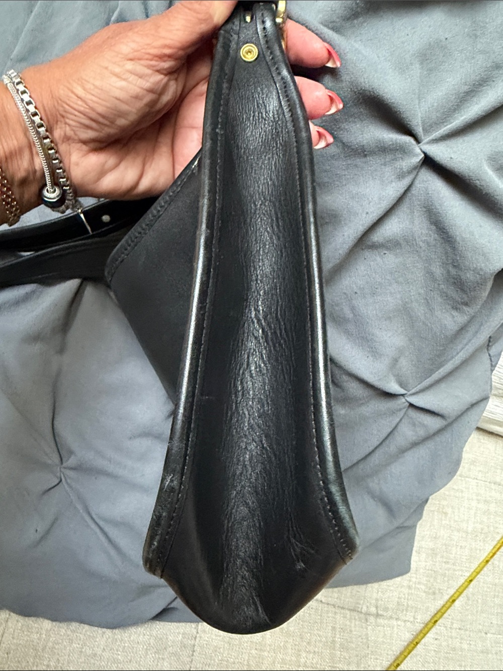 Coach Black Leather Adjustable Strap Crossbody - Picture 11 of 12